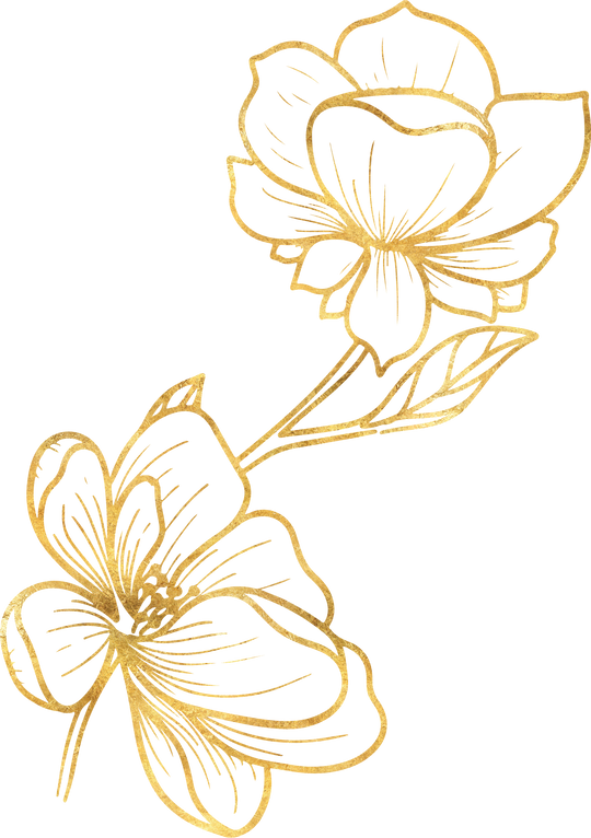Flower Gold Golden Rose Gold Clip Art Luxury